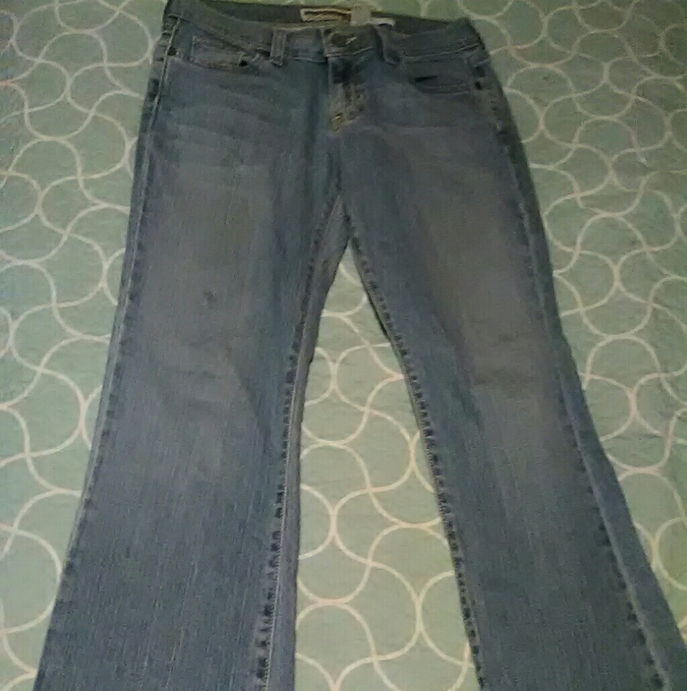 Old Navy ultra-low waist stretch bootcut jeans